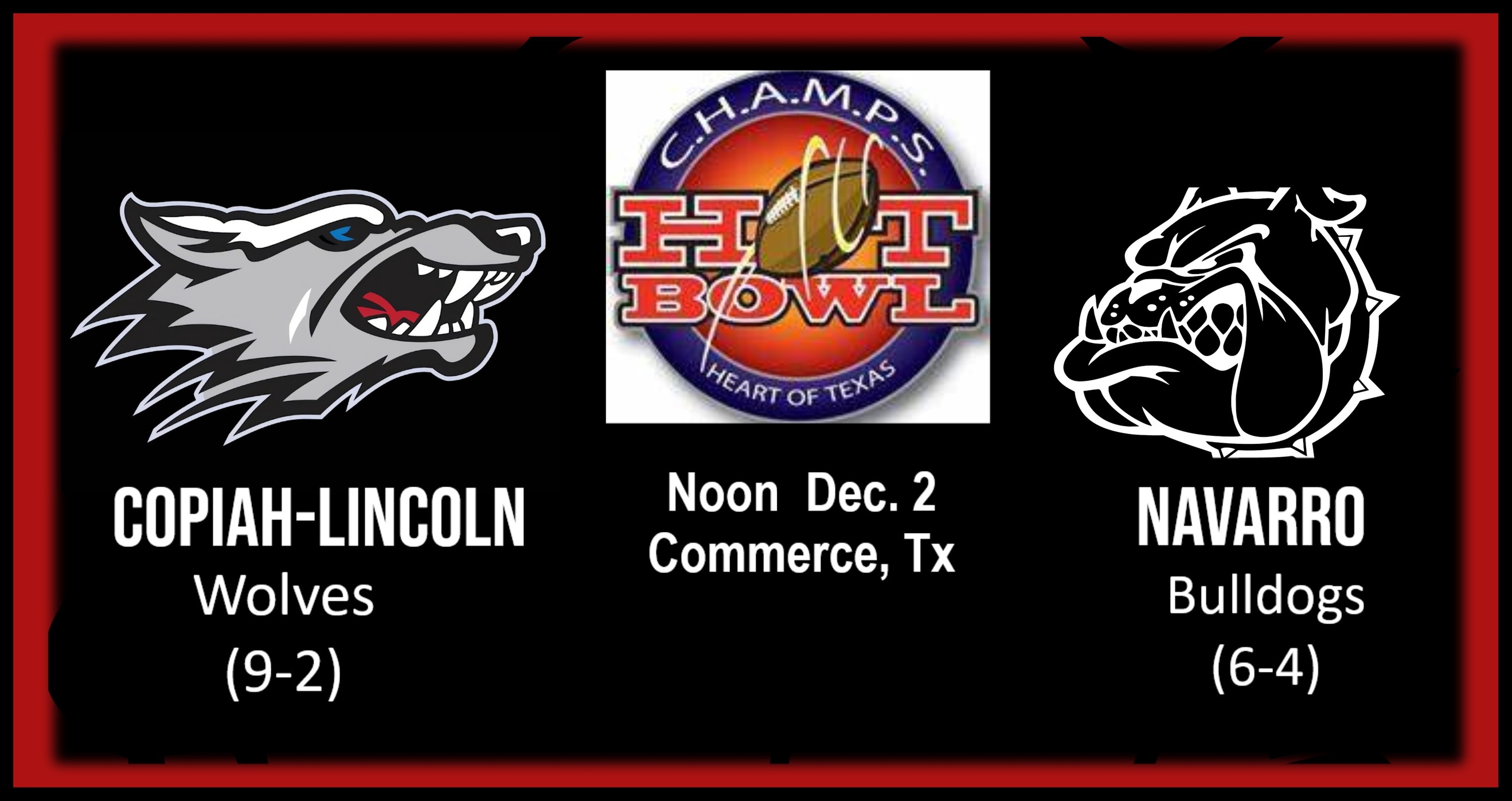 Going Bowling!  'Dogs Host Co-Lin In Heart Of Texas Bowl