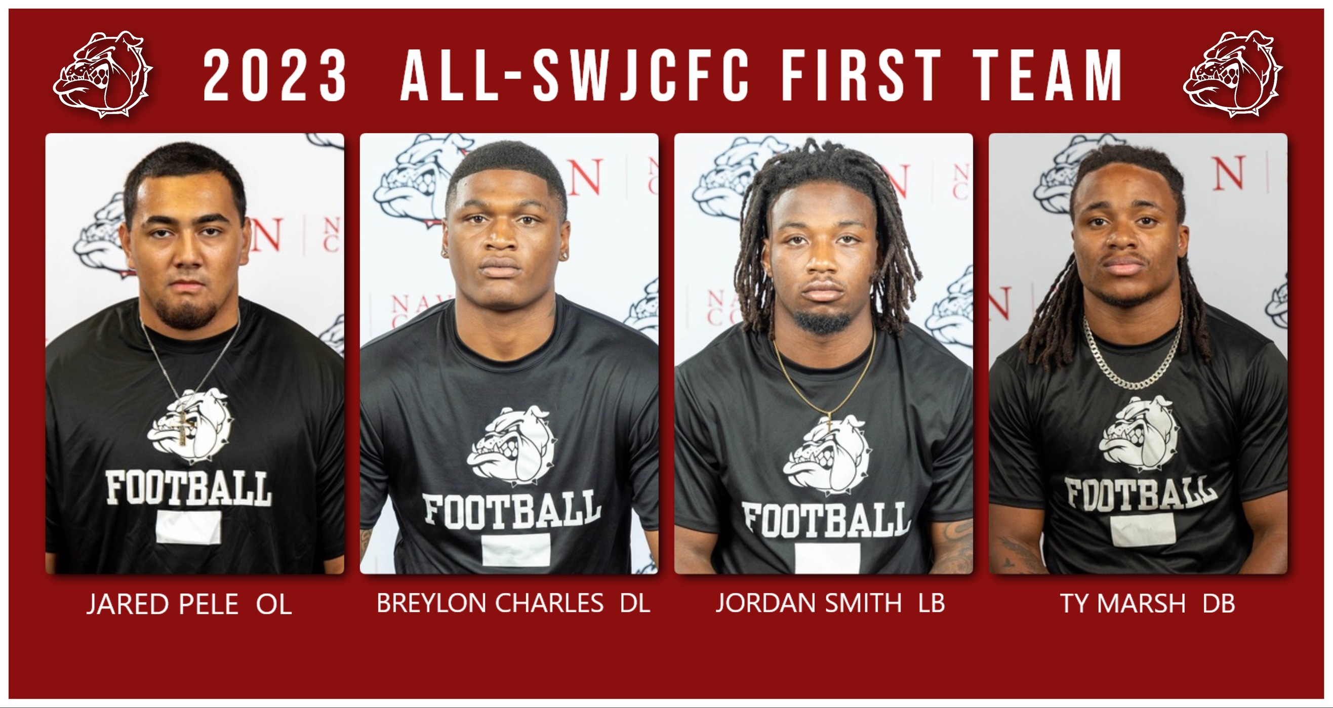 11 Bulldogs Selected To All-SWJCFC Team