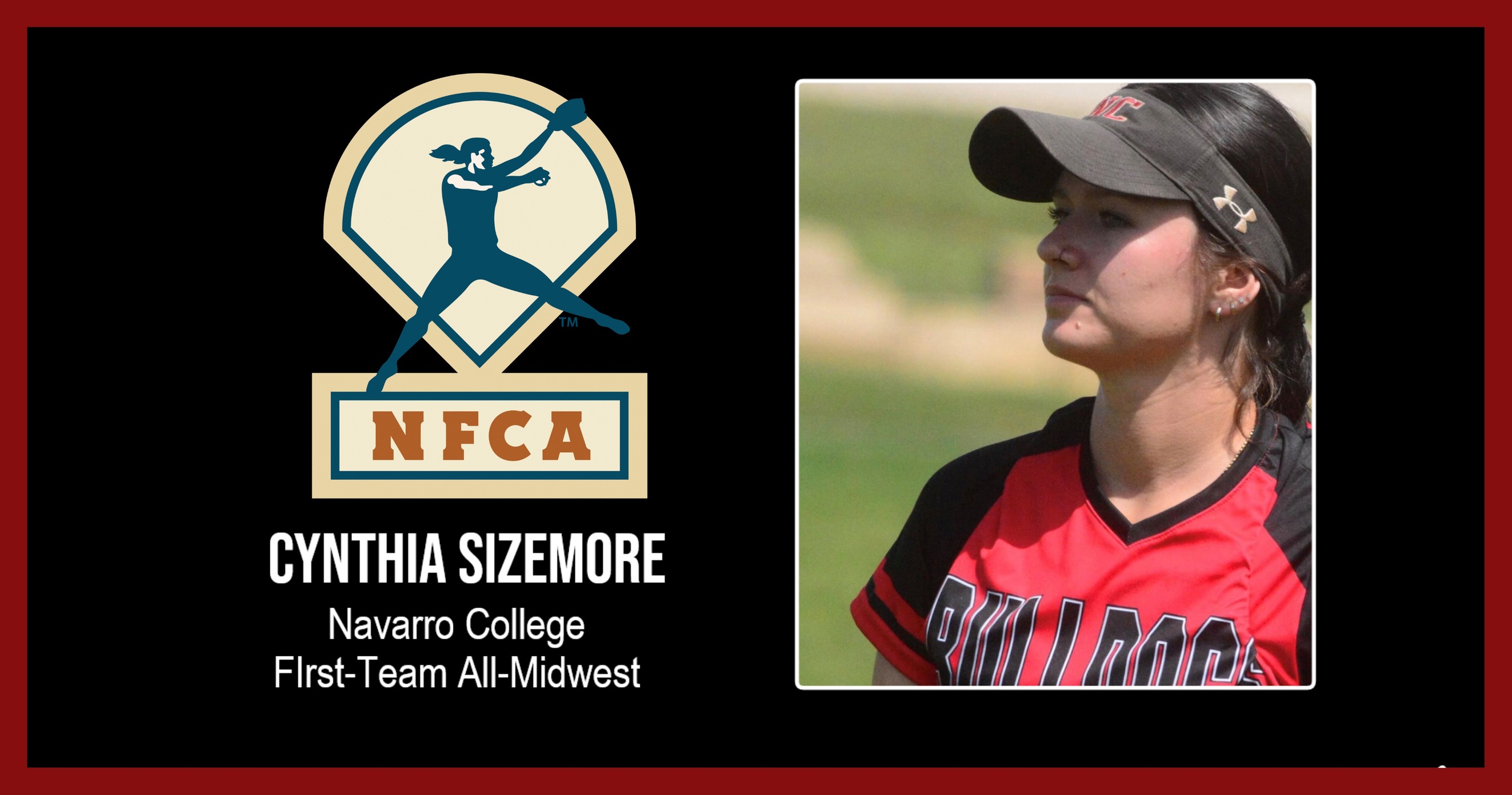 Sizemore Selected To NFCA's All-Midwest Region Team